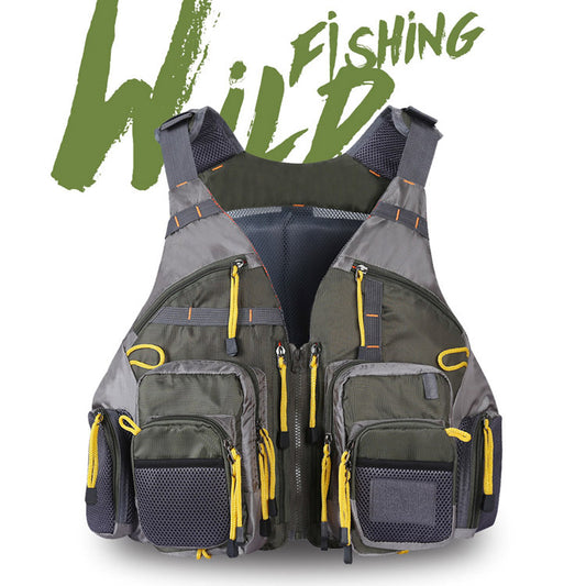 LionVII Fishing Vests Adjustable Size with Multiple Pockets