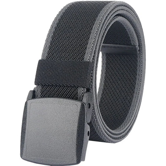 LionVII Men's Elastic Stretch Belts with YKK Plastic Buckle for Travel Work Sports, Trim to Fit 27-46' Waist - Product Features:

Corrosion resistance, Oxidation resistance;

High-tensile Elastic Polyester (supp - LionVII Professional Gear