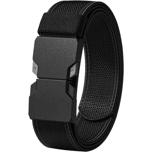 LionVII Elastic Men Belt, Stretch Belts with Quick Release Buckle Fit Through Belt Loops, Adjustable Trim to Fit 28-48' Waist - Product Demensions:
Belt Size(Approx):Total Length(included buckle):52'; Strap Width:1 3/8'.
Product - LionVII Professional Gear