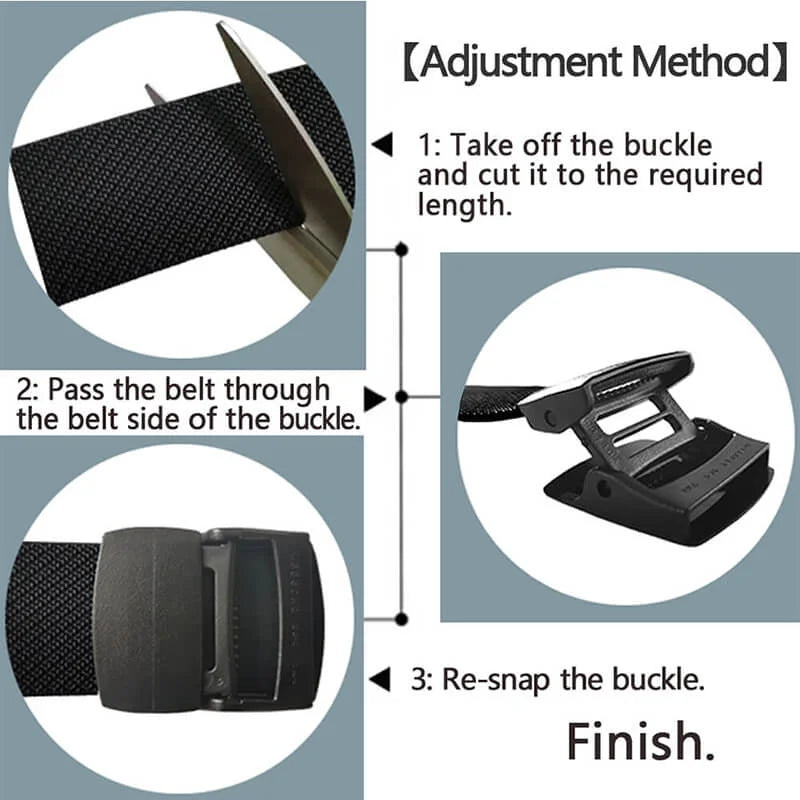 LionVII Men's Elastic Stretch Belts for Men Women with No Metal Plastic Buckle, Trim to Fit 28-49' Waist - Product Features:
1,Corrosion resistance, Oxidation resistance;
2,Strong elastic braided canvas fabr - LionVII Professional Gear