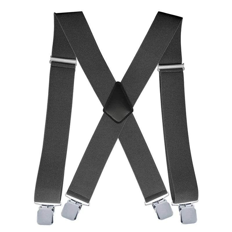 LionVII Men's Strength Elastic Adjustable Suspenders -  - LionVII Professional Gear