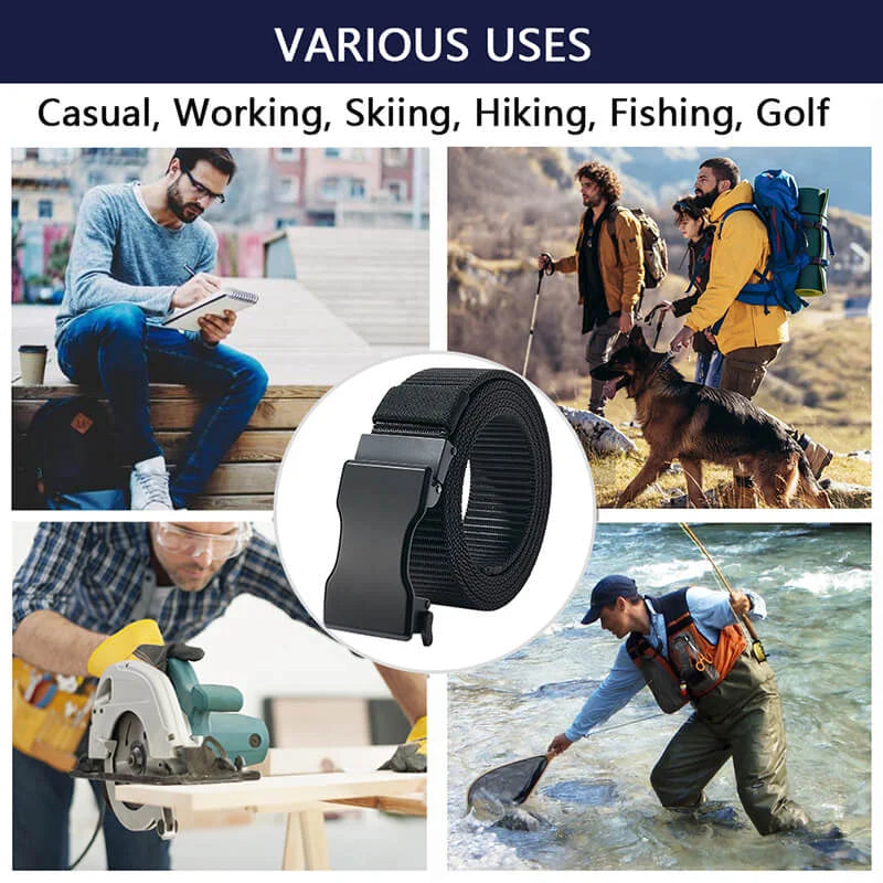 LionVII Ratchet Belts for Men, 1 3/8' Slide Belt with Automatic Buckle for Men Dress, Adjustable Trim to Fit 28-49' Waist - Product Features:1,Corrosion resistance, Oxidation resistance;2,Strong strap(twice as strong as th - LionVII Professional Gear