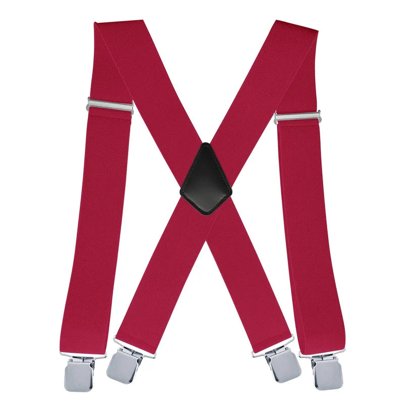 LionVII Men's Strength Elastic Adjustable Suspenders -  - LionVII Professional Gear
