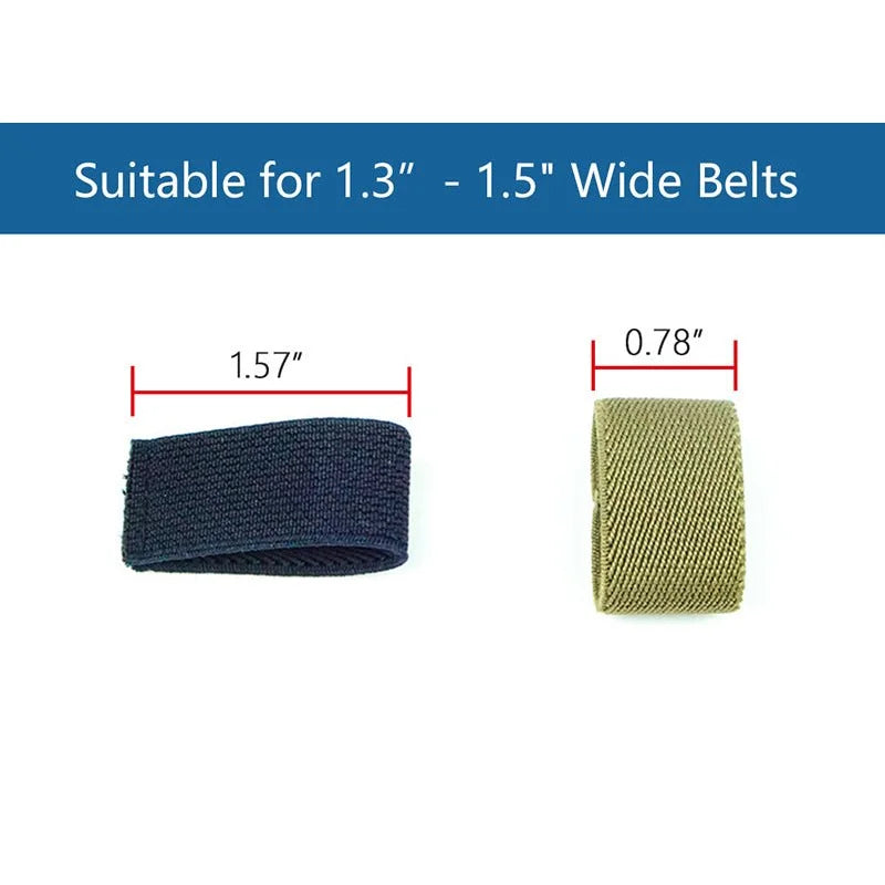 7 Pcs Elastic Belt Loops Exclusive Belt Rings to Prevent Excessive Trouble - 7 Different Colors Loops in A Pack Include:
1 x Black Loop
1 x Navy-blue Loop
1 x Gray Loop
1 x Coff - LionVII Professional Gear