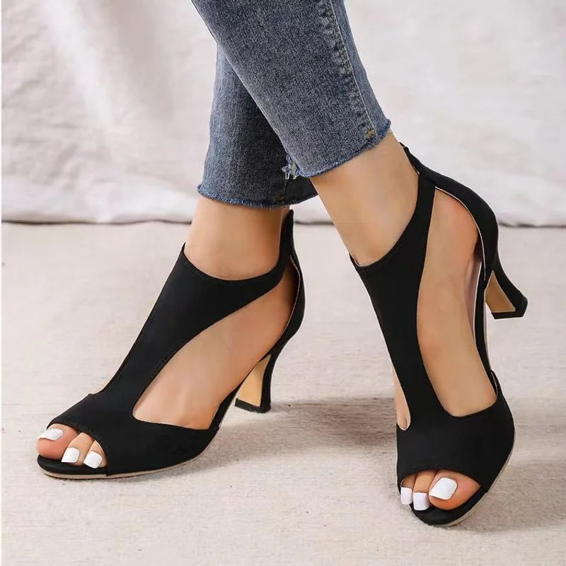 LionVII Women's Pumps Shoes Back zippered -  - LionVII Professional Gear