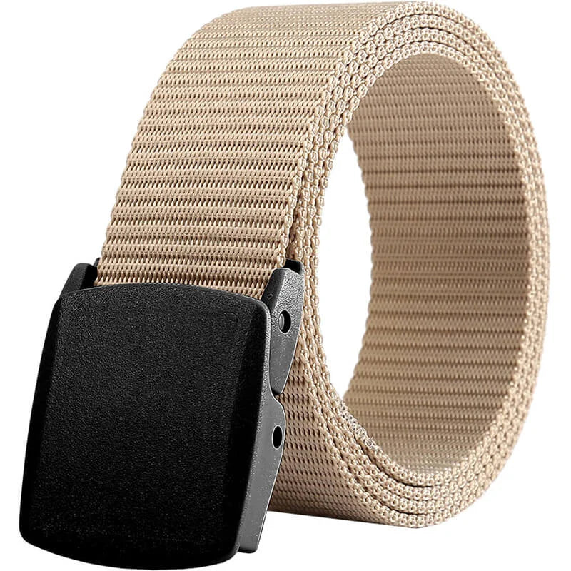 LionVII Mens Belts Web with Plastic Buckle Breathable for Work Travel, Trim to Fit 28-49' Waist. - Product Features:1,Corrosion resistance, Oxidation resistance;2,Strong strap(twice as strong as the - LionVII Professional Gear