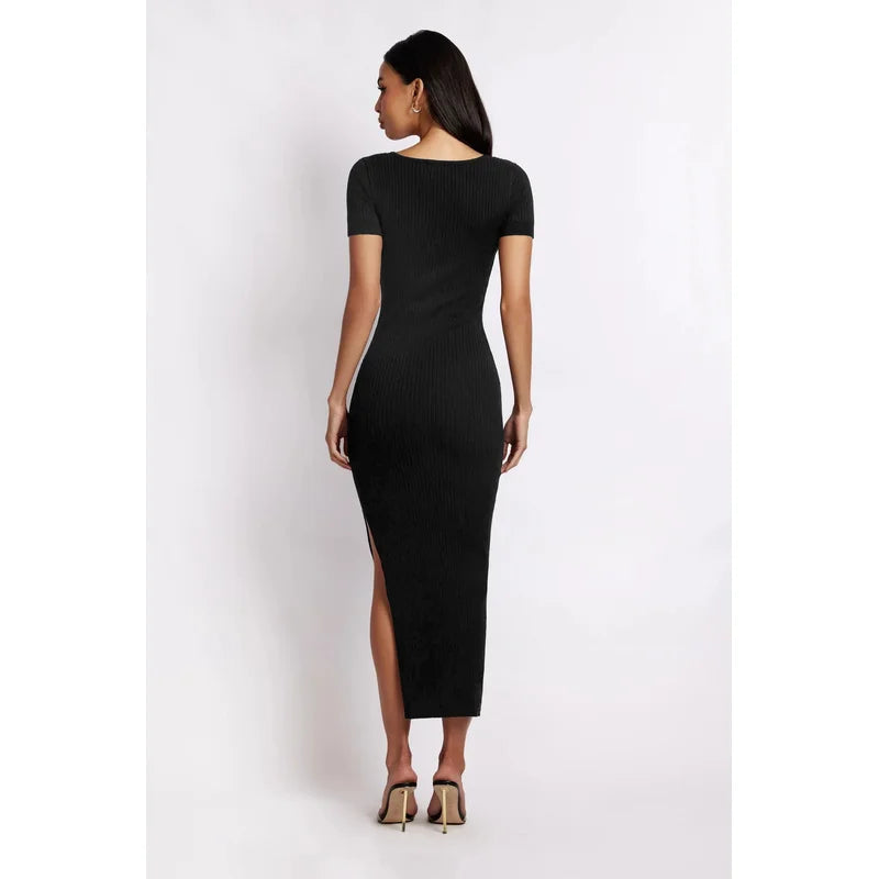 LionVII V-neck Knit dresses -  - LionVII Professional Gear