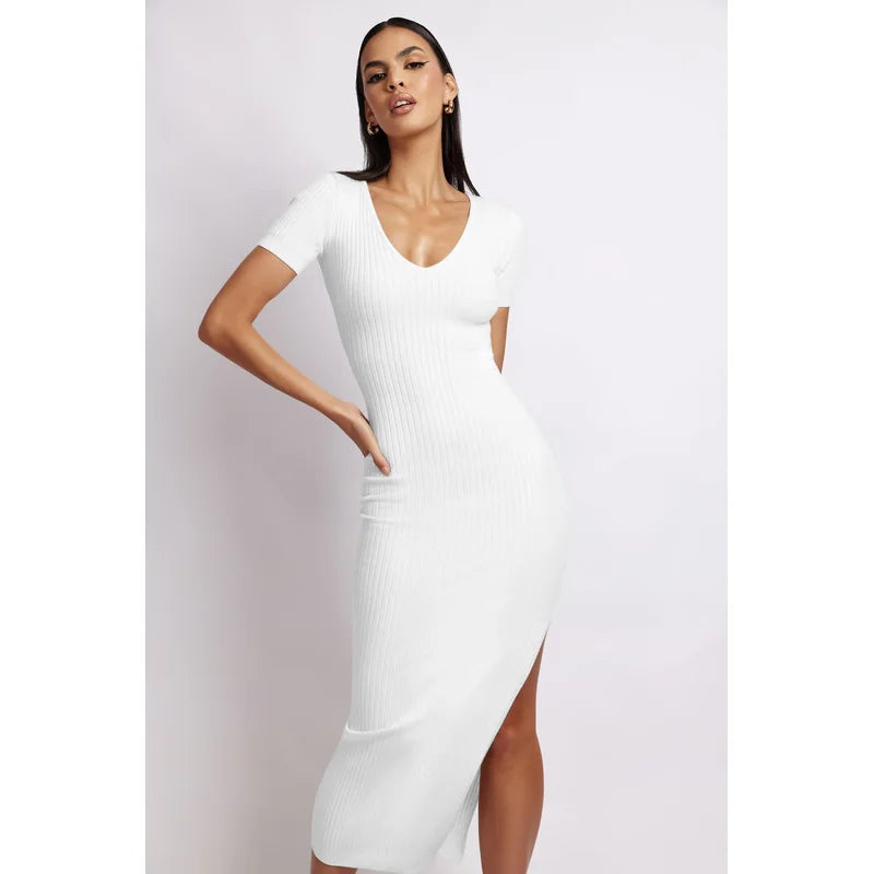 LionVII V-neck Knit dresses -  - LionVII Professional Gear