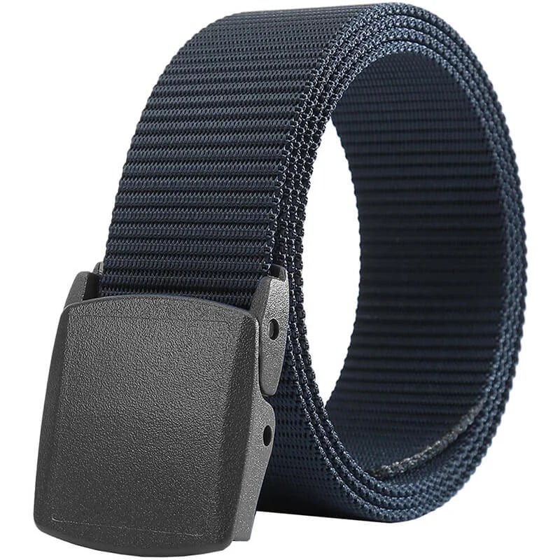 LionVII Mens Belts Web with Plastic Buckle Breathable for Work Travel, Trim to Fit 28-49' Waist. - Product Features:1,Corrosion resistance, Oxidation resistance;2,Strong strap(twice as strong as the - LionVII Professional Gear