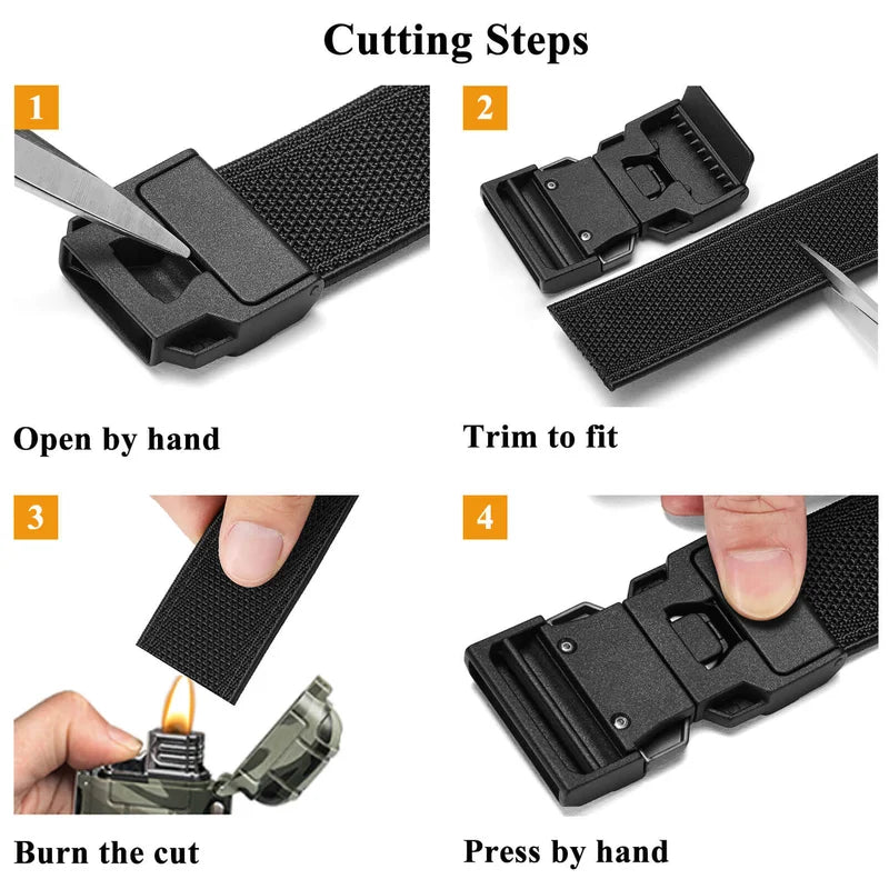 LionVII Quick Release Elastic Belt, Men Stretch Belts with Buckle Fit Through Belt Loops, Adjustable Trim to Fit 28-48' Waist - Make life enjoyble!
Elevate Your Style with LionVII
Upgrade your wardrobe with the LionVII quick rel - LionVII Professional Gear