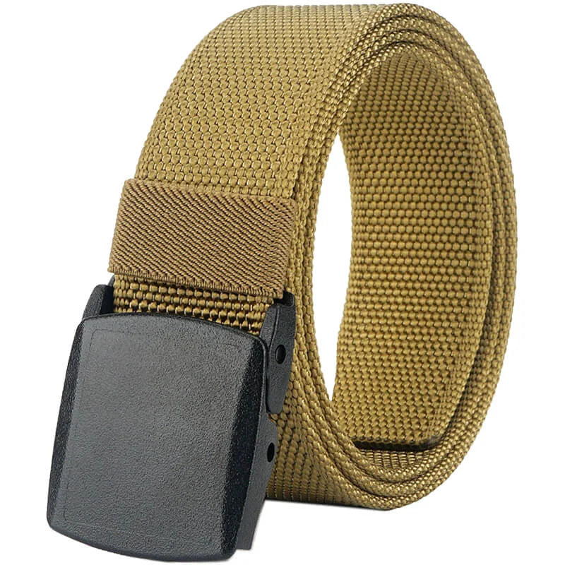Mens Belt Web, Casual Belt with Plastic Buckle Breathable, Easy Trim to Fit 28- 49' Pants - Choosing LionVII Stylish Sport Belt, Show Your Own Taste
Belt Size(Approx):

Total Length(included b - LionVII Professional Gear