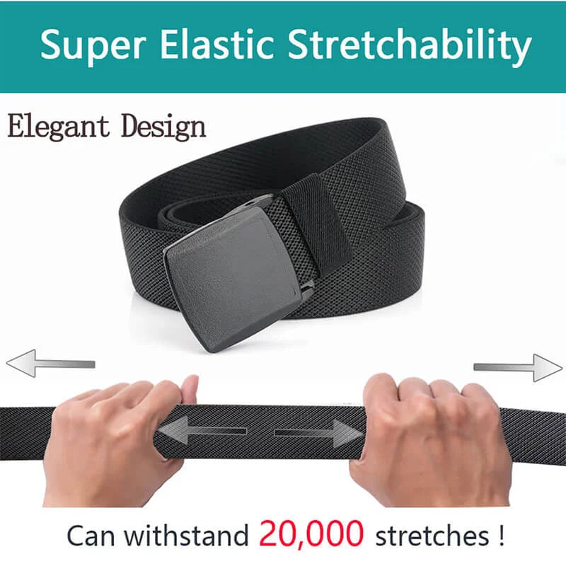 LionVII Men's Elastic Stretch Belts for Men Women with No Metal Plastic Buckle, Trim to Fit 28-49' Waist - Product Features:
1,Corrosion resistance, Oxidation resistance;
2,Strong elastic braided canvas fabr - LionVII Professional Gear