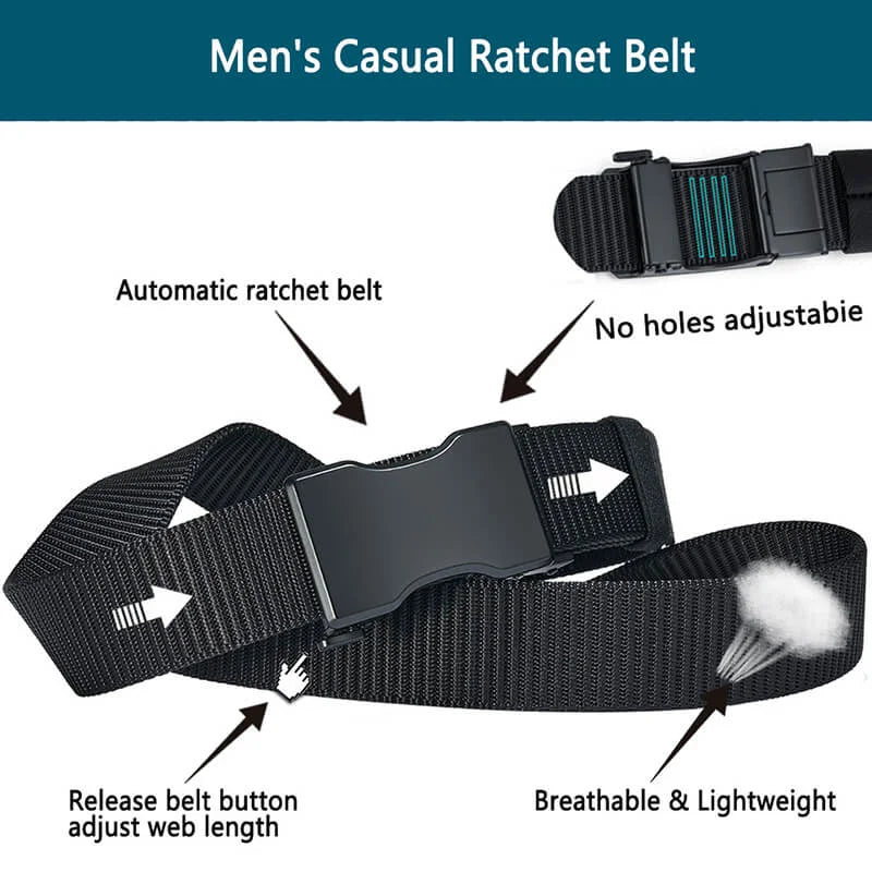 LionVII Ratchet Belts for Men, 1 3/8' Slide Belt with Automatic Buckle for Men Dress, Adjustable Trim to Fit 28-49' Waist - Product Features:1,Corrosion resistance, Oxidation resistance;2,Strong strap(twice as strong as th - LionVII Professional Gear