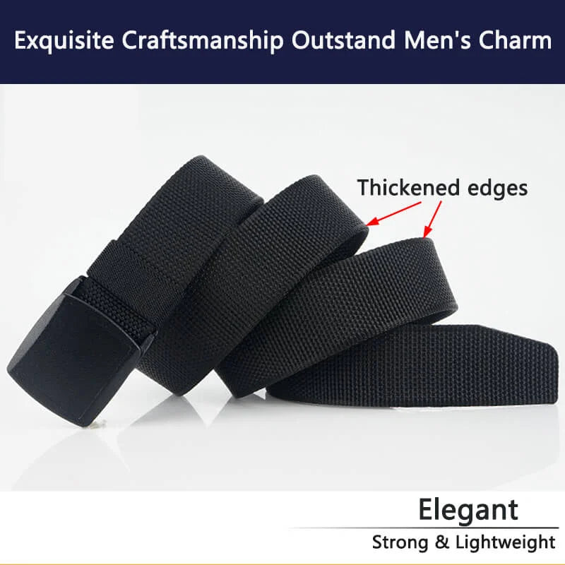 Mens Belt Web, Casual Belt with Plastic Buckle Breathable, Easy Trim to Fit 28- 49' Pants - Choosing LionVII Stylish Sport Belt, Show Your Own Taste
Belt Size(Approx):

Total Length(included b - LionVII Professional Gear