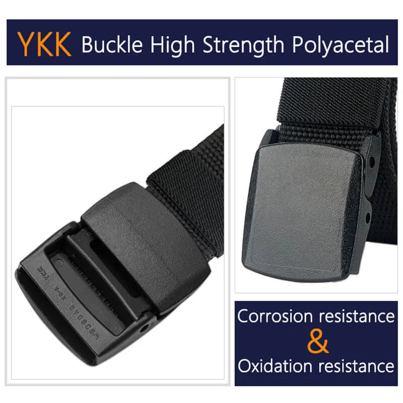 Mens Belt Web, Casual Belt with Plastic Buckle Breathable, Easy Trim to Fit 28- 49' Pants - Choosing LionVII Stylish Sport Belt, Show Your Own Taste
Belt Size(Approx):

Total Length(included b - LionVII Professional Gear