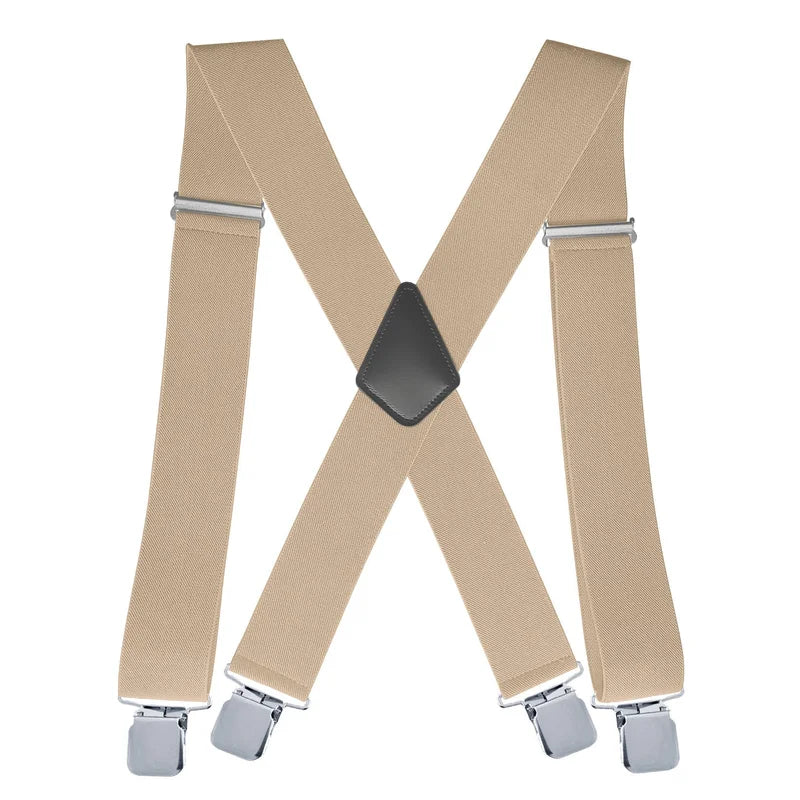 LionVII Men's Strength Elastic Adjustable Suspenders -  - LionVII Professional Gear