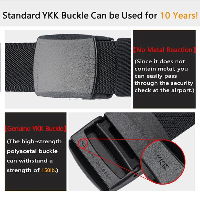 LionVII Men's Elastic Stretch Belts with Plastic Buckle for Outdoor, Fit 27-46' Waist - Product Features:
1,Corrosion resistance, Oxidation resistance;
2,Strong elastic braided canvas fabr - LionVII Professional Gear