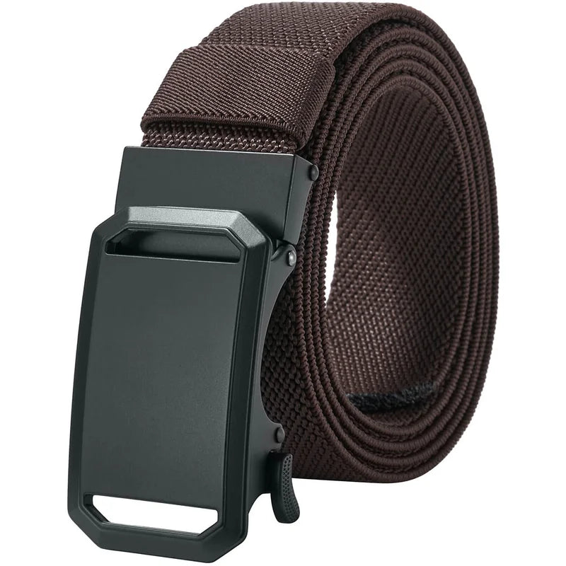 LionVII Ratchet Elastic Stretch Belts, 1 3/8' Slide Belt for Men with Automatic Buckle for Men Dress, Adjustable Trim to Fit 28-49' Waist - Exquisite craftsmanship make it more valuable.
This ratchet elastic belt for men is durable comfo - LionVII Professional Gear
