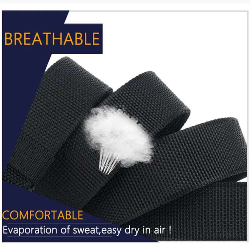 Mens Belt Web, Casual Belt with Plastic Buckle Breathable, Easy Trim to Fit 28- 49' Pants - Choosing LionVII Stylish Sport Belt, Show Your Own Taste
Belt Size(Approx):

Total Length(included b - LionVII Professional Gear